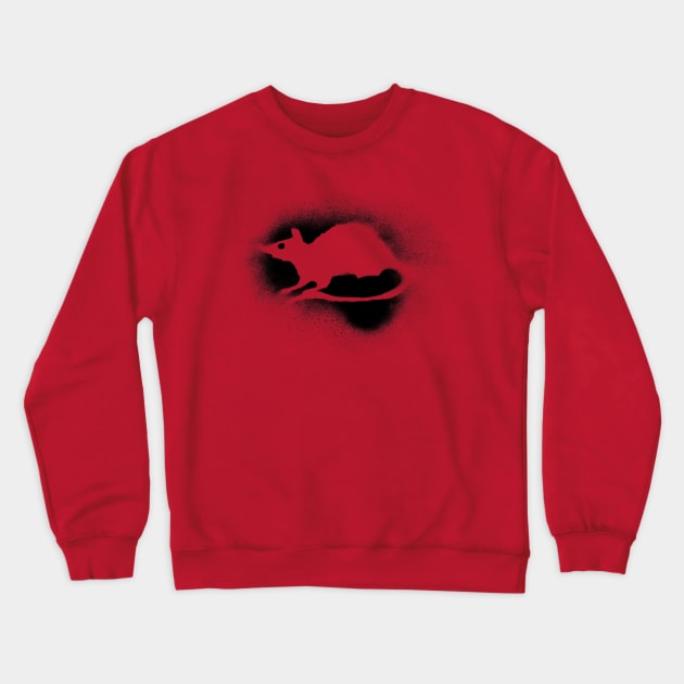 Rat Spray Crewneck Sweatshirt by SmayBoy